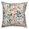 Watercolor Christmas Botanical 18" x 18" Indoor / Outdoor Pillow